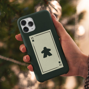 Zwart-wit Meeple Ace Spelen Kaart Case-Mate iPhone Case