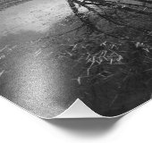 Zwart-wit meer foto afdruk (Hoek)