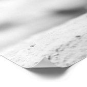 Zwart-wit Meerkat Portrait Wildlife Poster (Hoek)