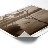 zwart-wit meerposter poster (Hoek)