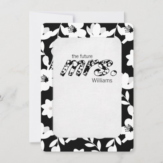 zwart-wit melkpatroon kaart (Voorkant)