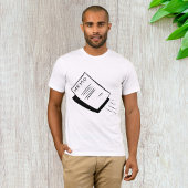 Zwart-wit Memo Mannen T-shirt