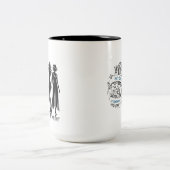 Zwart-wit menopauze koffie Mok (Center)