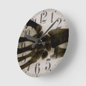  zwart-wit menselijk-breedband röntgenfoto's ronde klok (Hoek)