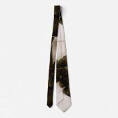  zwart-wit menselijk-breedband-röntgenfoto's stropdas (Achterkant)