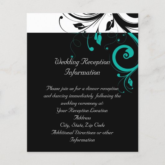 Zwart-wit met Blauwgroen terugdraaiing (Voorkant)