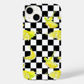 Zwart-wit met citroenen Case-Mate iPhone case (Achterkant)
