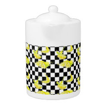 Zwart wit met citroenen