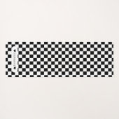 Zwart-wit met naam yogamat (Achterkant (horizontaal))