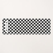 Zwart-wit met naam yogamat (Voorkant (horizontaal))