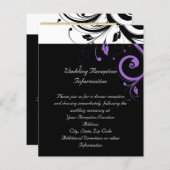 Zwart-wit met Paarse wervelkolom (Voorkant / Achterkant)