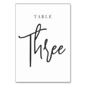 Zwart-wit met scripts kaart (Achterkant)