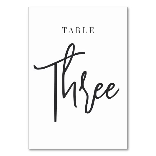 Zwart-wit met scripts kaart (Voorkant)