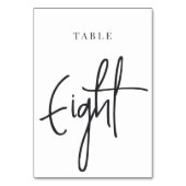 Zwart-wit met scripts kaart (Achterkant)