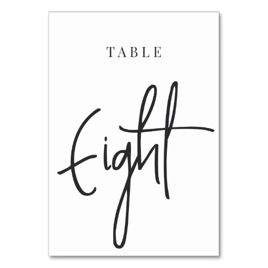 Zwart-wit met scripts kaart (Voorkant)