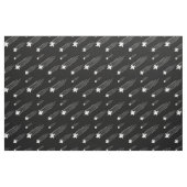 Zwart-wit Meteor Douche Shooting Star Print Stof (Fat Quarter)