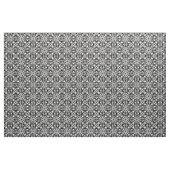 Zwart-wit Mexicaanse Tegel Pattern Fabric Stof (Fat Quarter)