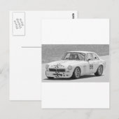 Zwart-wit MG Briefkaart (Voorkant / Achterkant)