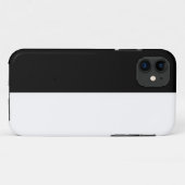 Zwart-wit Midden past dit aan Case-Mate iPhone Case (Achterkant (horizontaal))