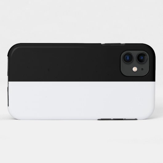 Zwart-wit Midden past dit aan Case-Mate iPhone Case (Achterkant (horizontaal))