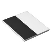 Zwart-wit Midden past dit aan Notitieblok (Schuin)