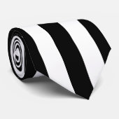 Zwart-wit Midden past dit aan Stropdas (Opgerold)