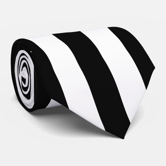 Zwart-wit Midden past dit aan Stropdas (Opgerold)