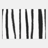 Zwart-wit minimaal inpakpapier vel (Voorkant 3)