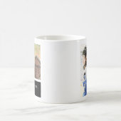 Zwart-wit Minimale moderne familiefoto Koffiemok (Center)