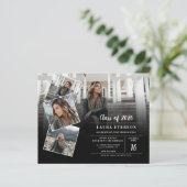 Zwart-wit, minimalistisch afstuderen fotobudget (Staand voorkant)