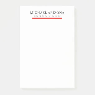 Zwart & wit minimalistisch eenvoudig chic modern e post-it® notes