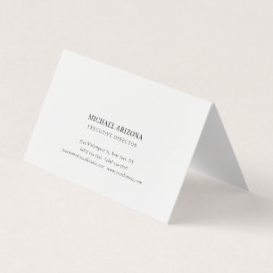 Zwart & Wit Minimalistisch Eenvoudig Chic Modern S Visitekaartje