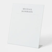 Zwart & Wit Minimalistisch Eenvoudig Modern