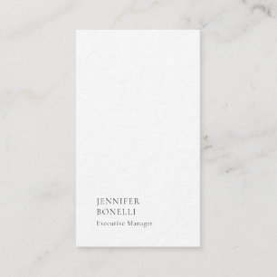 Zwart wit minimalistisch modern luxe trendy visitekaartje