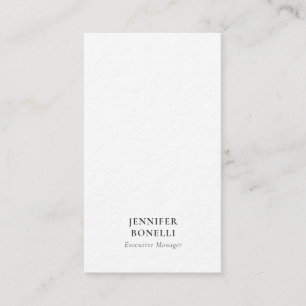 Zwart wit minimalistisch modern luxe trendy visitekaartje