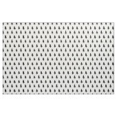 Zwart wit, minimalistisch PINE TREE CHRISTMAS CUST Stof (Yard (91,4 cm))