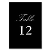 Zwart-wit minimalistische bruiloft kalligrafie kaart (Voorkant)