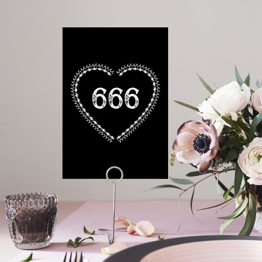 Zwart-wit minimalistische gotische bruiloft kaart