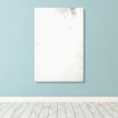 Zwart-wit minimalistische kunst | Gefluisterde ele Canvas Afdruk (Insitu (Houten vloer))