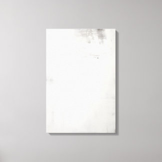 Zwart-wit minimalistische kunst | Gefluisterde ele Canvas Afdruk
