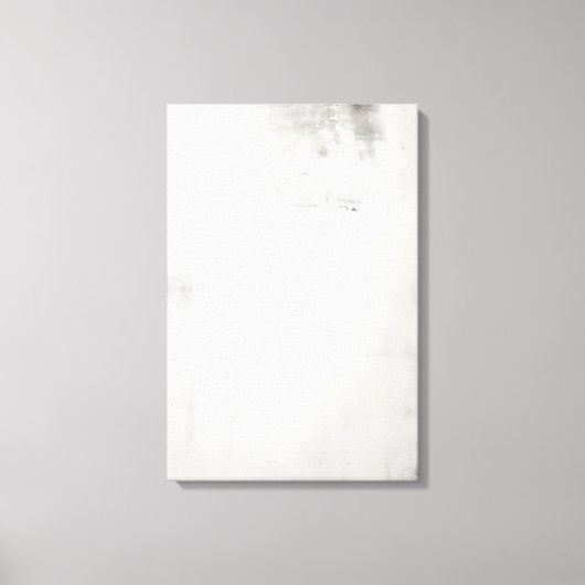 Zwart-wit minimalistische kunst | Gefluisterde ele Canvas Afdruk (Voorkant)