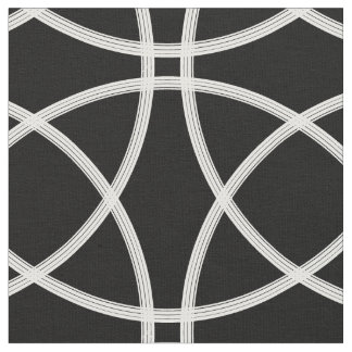 Zwart-wit minimalistische ringen stof