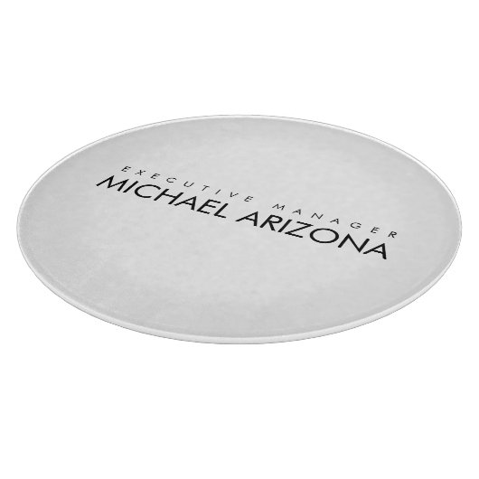 Zwart-wit minimalistische Simple Plain Modern Snijplank (Hoek)