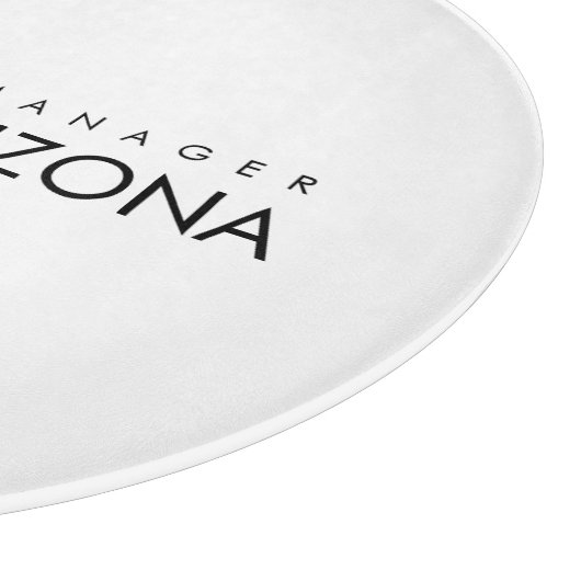 Zwart-wit minimalistische Simple Plain Modern Snijplank (Hoek)