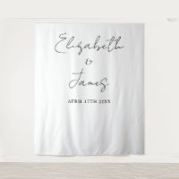 Zwart-wit minimalistische trouwfoto-achtergrond