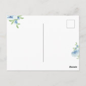 Zwart & Wit Minimalistische Verjaardagskaart Briefkaart (Achterkant)