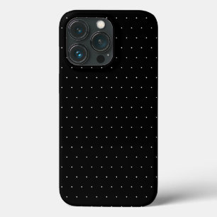 Zwart wit minuscule poladots patroon schattig Case-Mate iPhone case