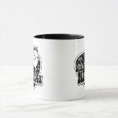 Zwart-wit Miss Naughty Mok (Midden)