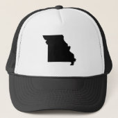 Zwart-wit Missouri Trucker Pet (Voorkant)