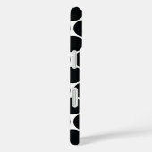 Zwart-wit Mod Stippen Case-Mate iPhone Case (Achterkant / Rechts)